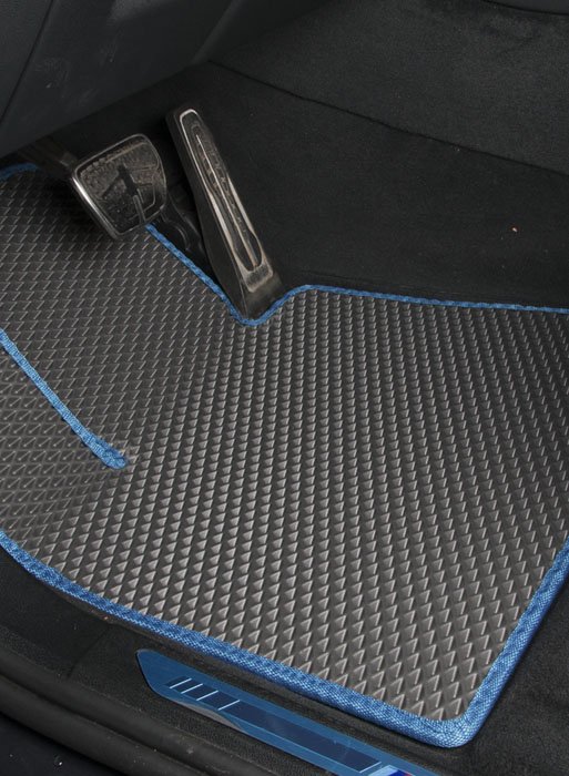 Vehicle floor after EVA mats