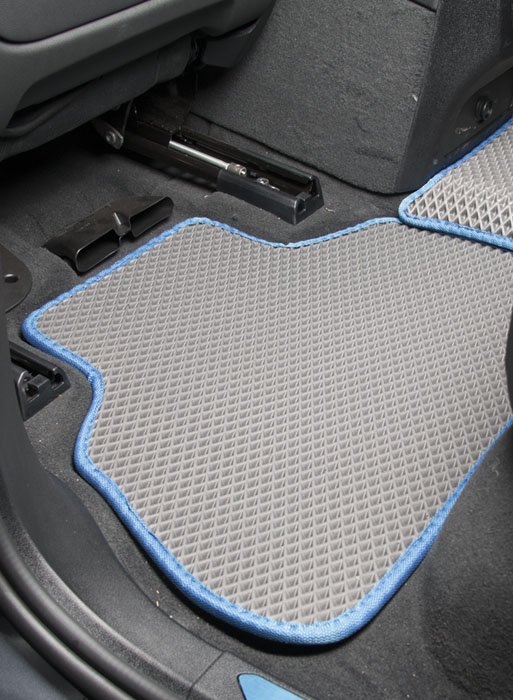 Vehicle floor after EVA mats