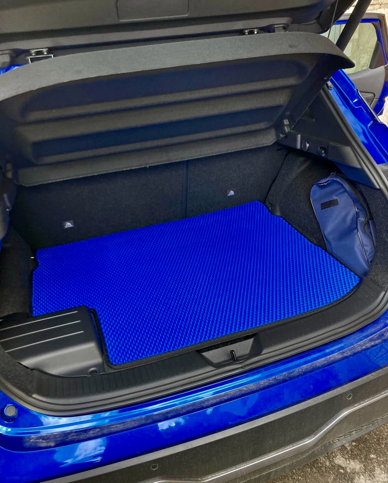 EVATECH EVA trunk mat installed in a vehicle